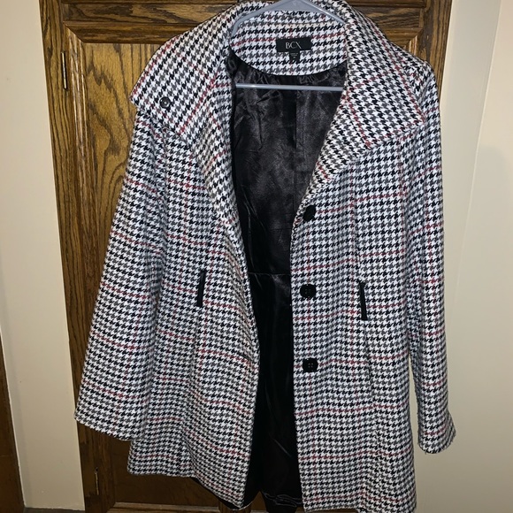 Houndstooth Coat from BCX, size M - Picture 3 of 5